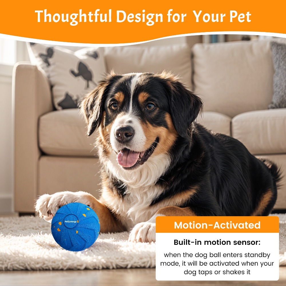 Bola inteligente para cães, re - Automatic Moving Dog Ball avaliação e preço