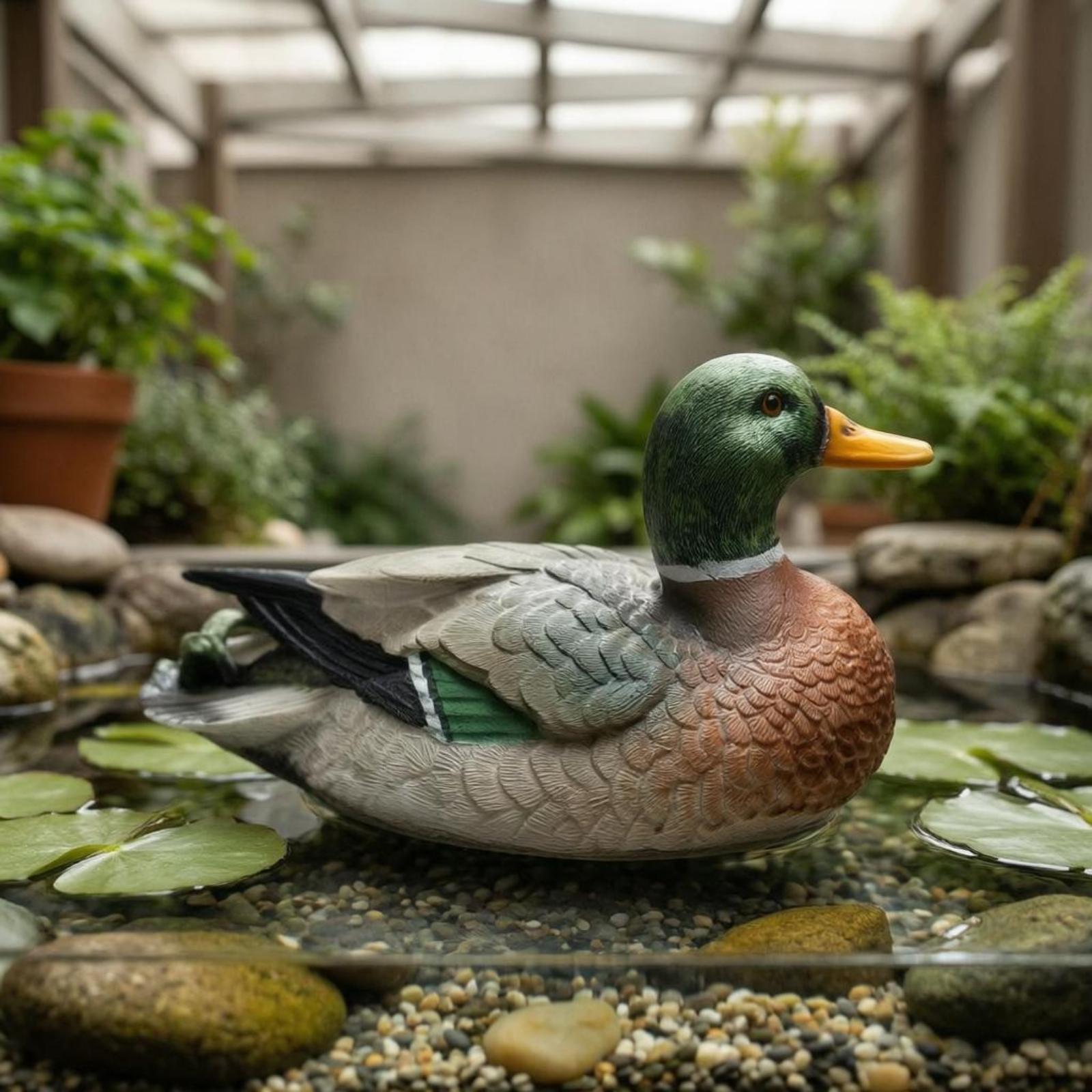 Estatueta de pato em resina, e - Aquarium avaliação e preço